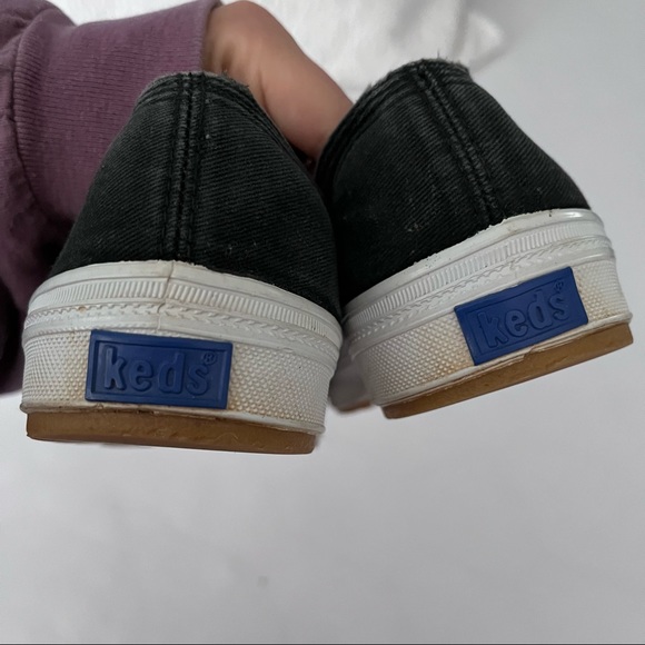 FINAL SALE Old School Vintage Canvas KEDS Black Sneakers - Picture 3 of 7